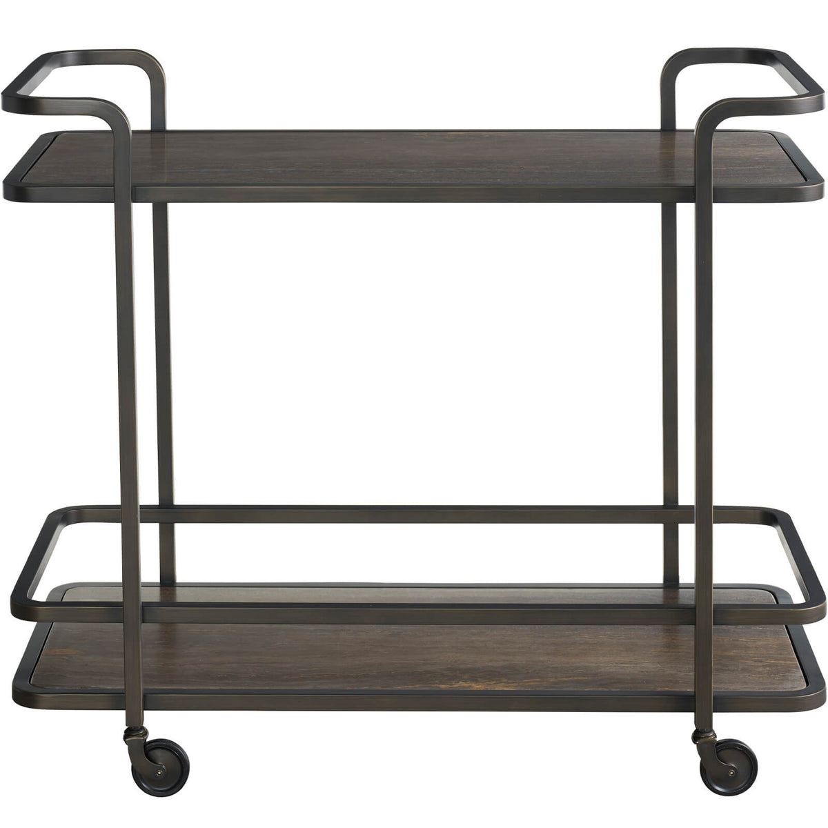 Smoked Bronze Bar Cart
