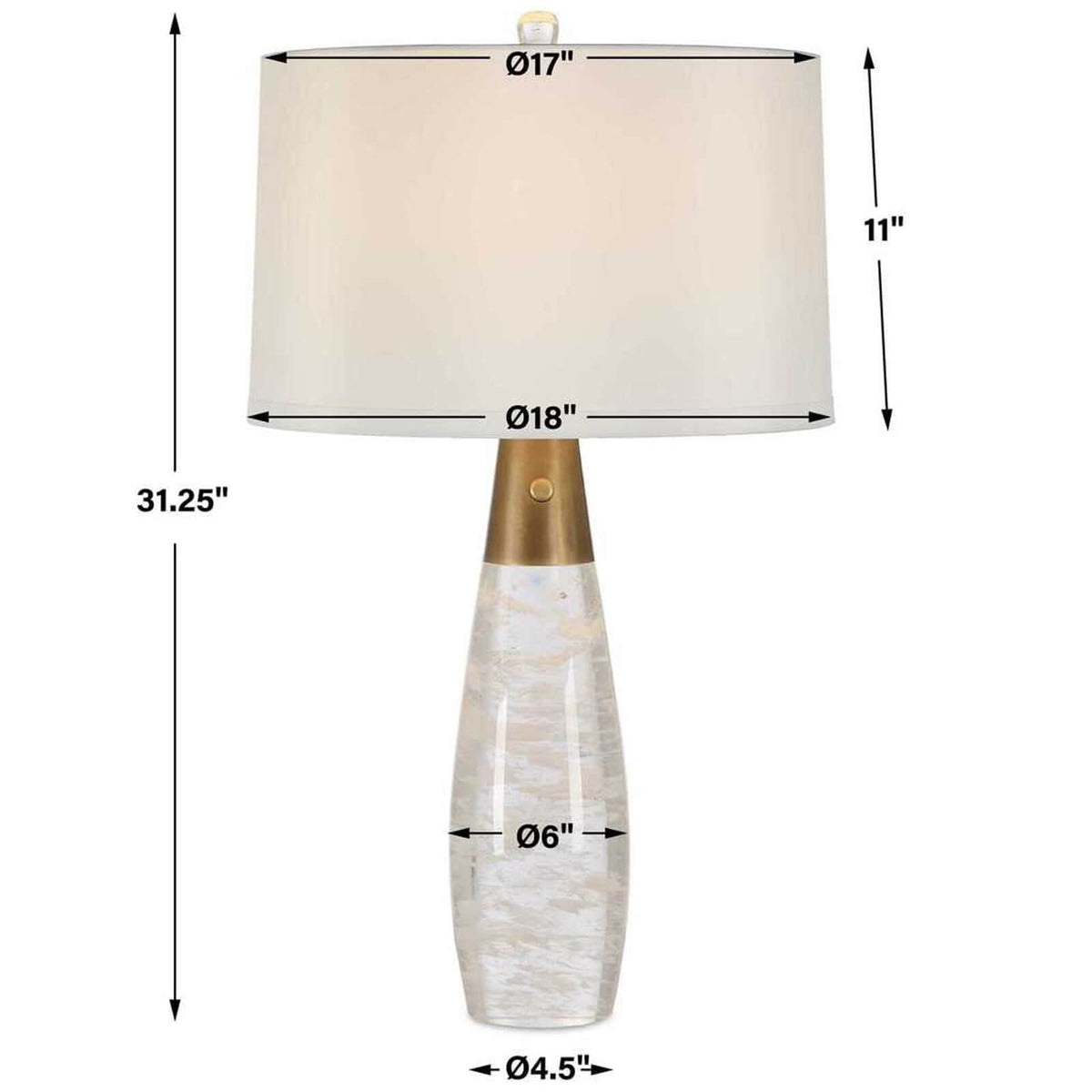 Snow Glow Table Lamp
