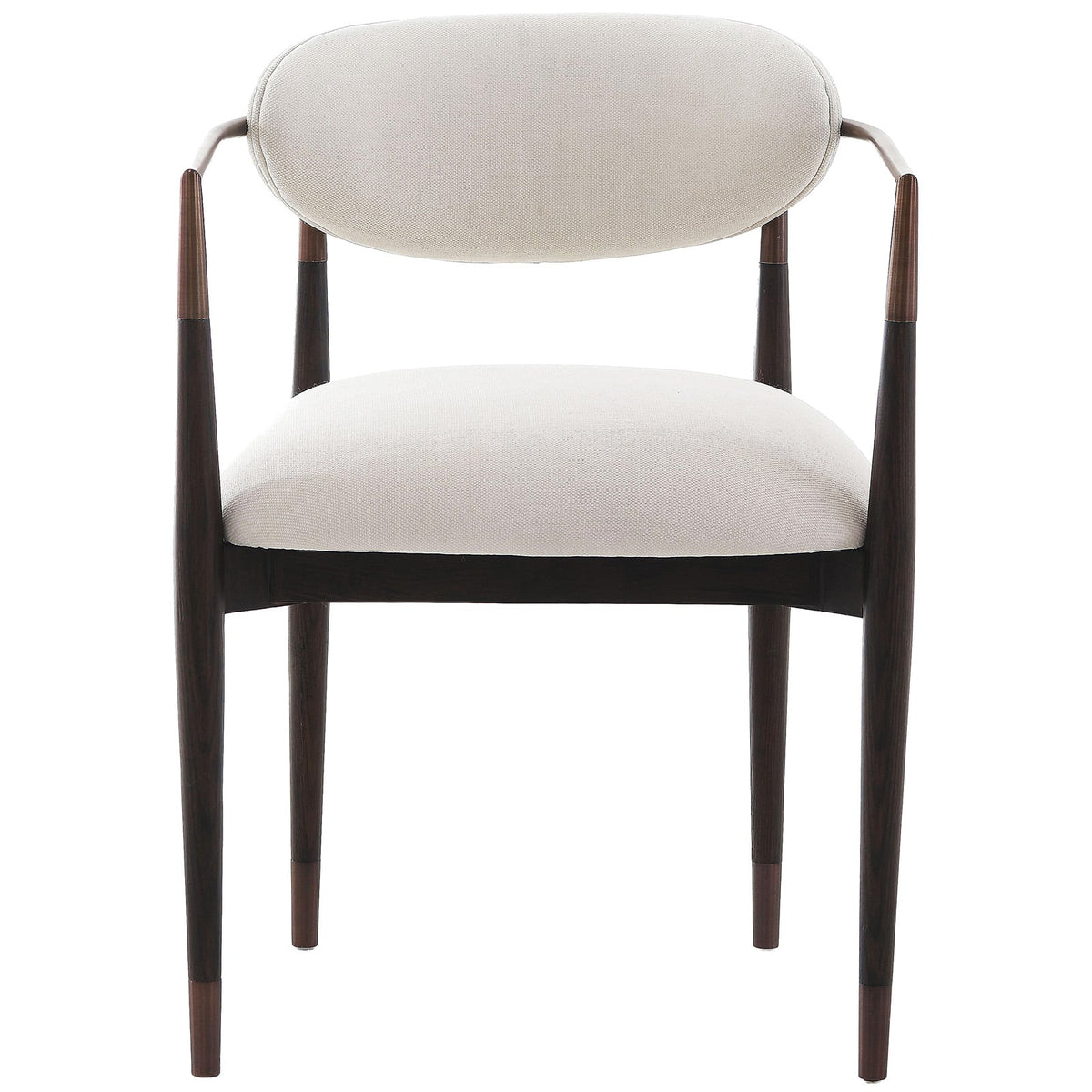 Soho Dining Chair in Walnut and Bronze