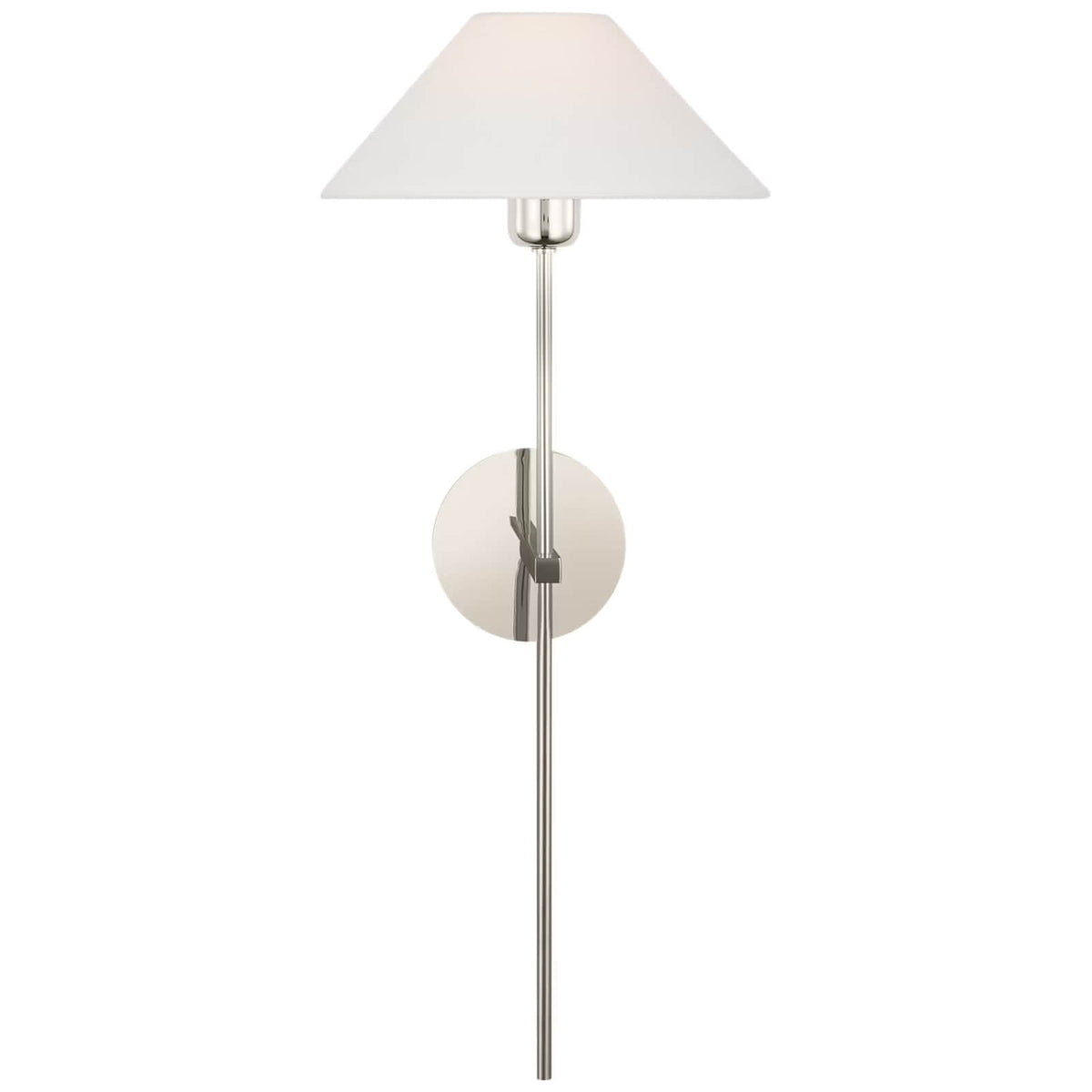 Hackney 25" Tail Wall Sconce in Polished Nickel