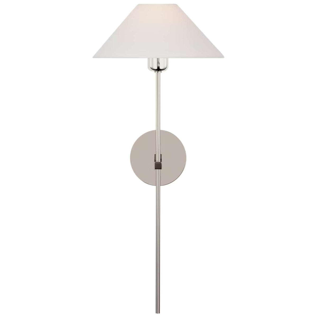Hackney 25" Tail Wall Sconce in Polished Nickel