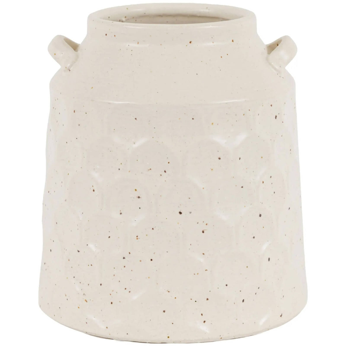 Speckle Utensil Jar in Neutral