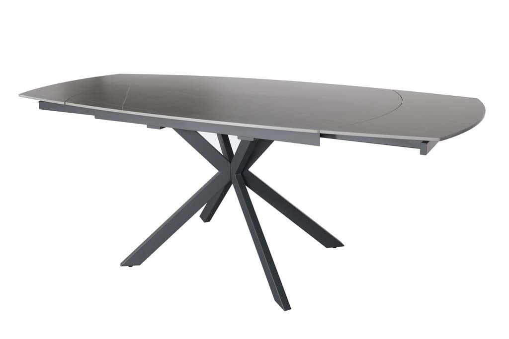 Sintered Extending Dining Table in Stone - 140-200cm