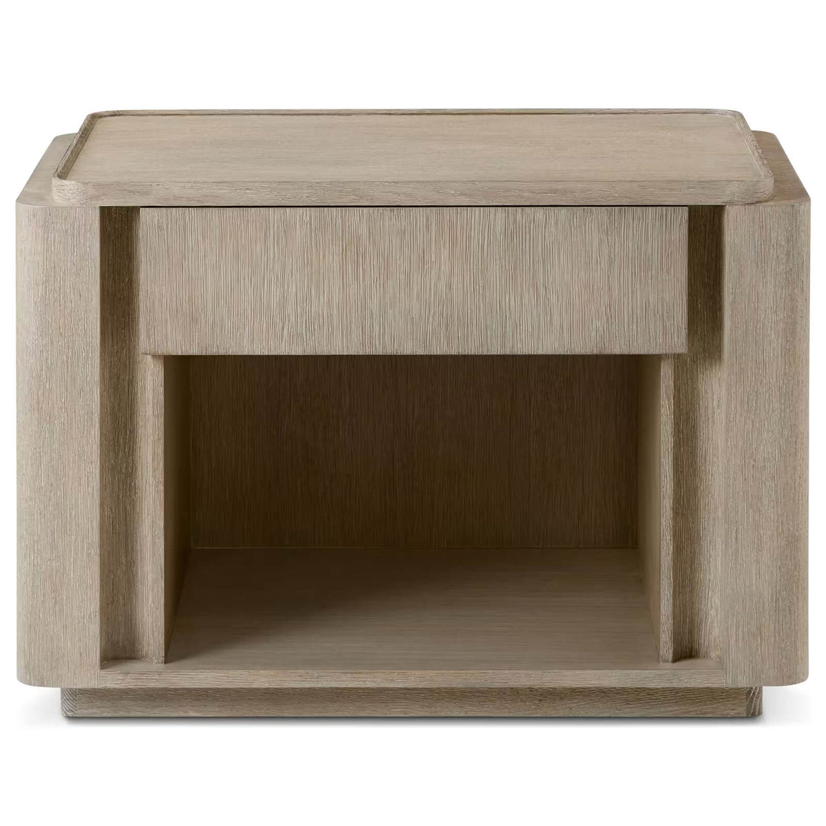 Repose Open Nightstand in Grey Oak