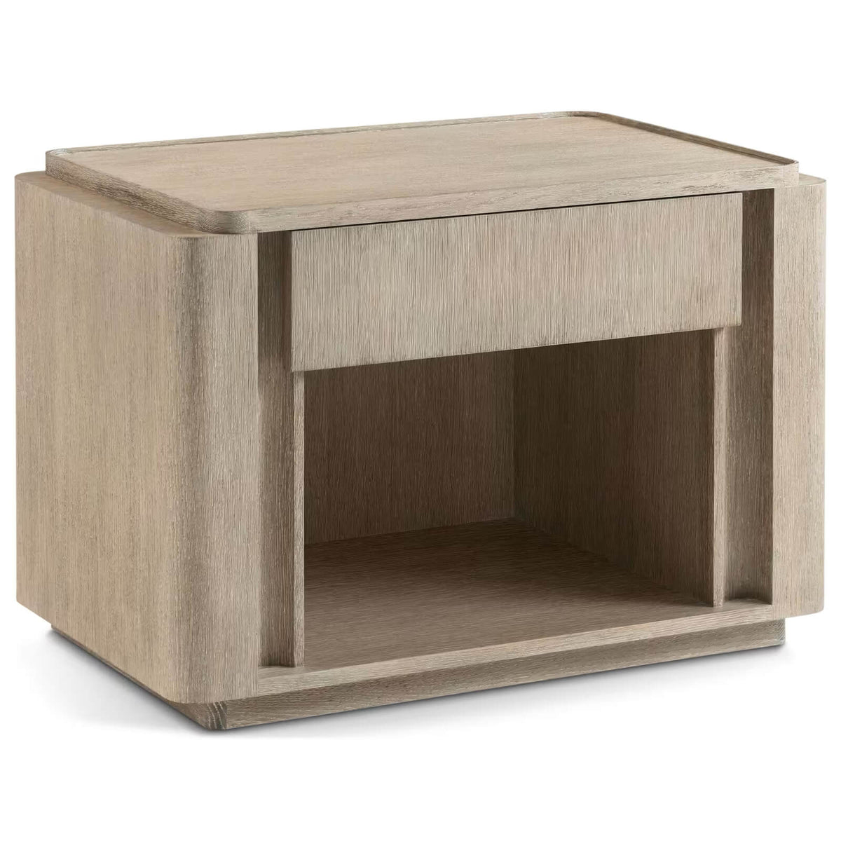 Repose Open Nightstand in Grey Oak