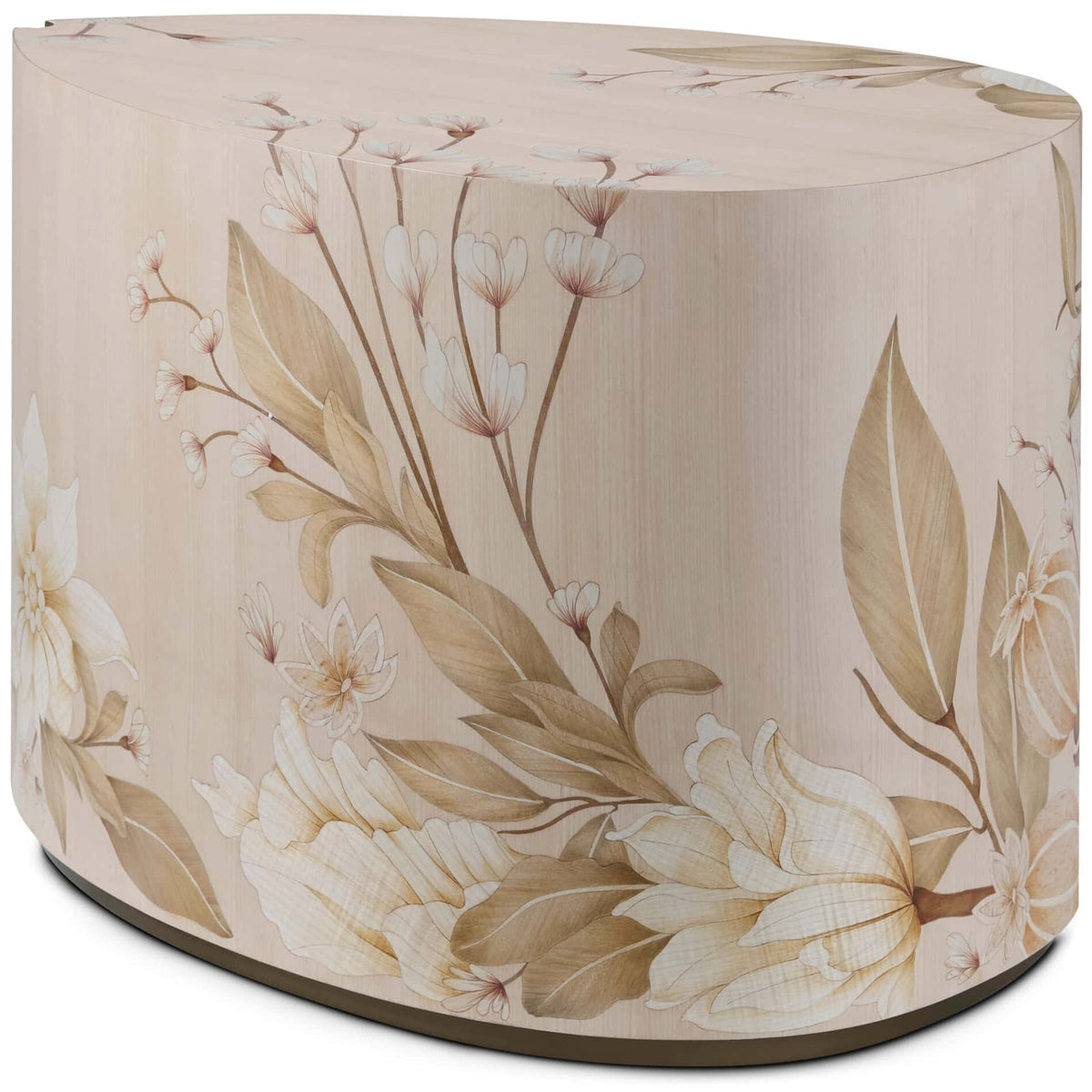 Bouquet Droplet Side Table in Buttercream