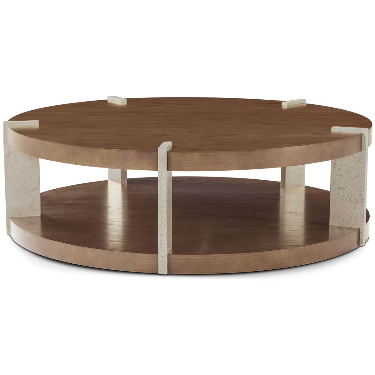 Catalina Round Coffee Table in Earth