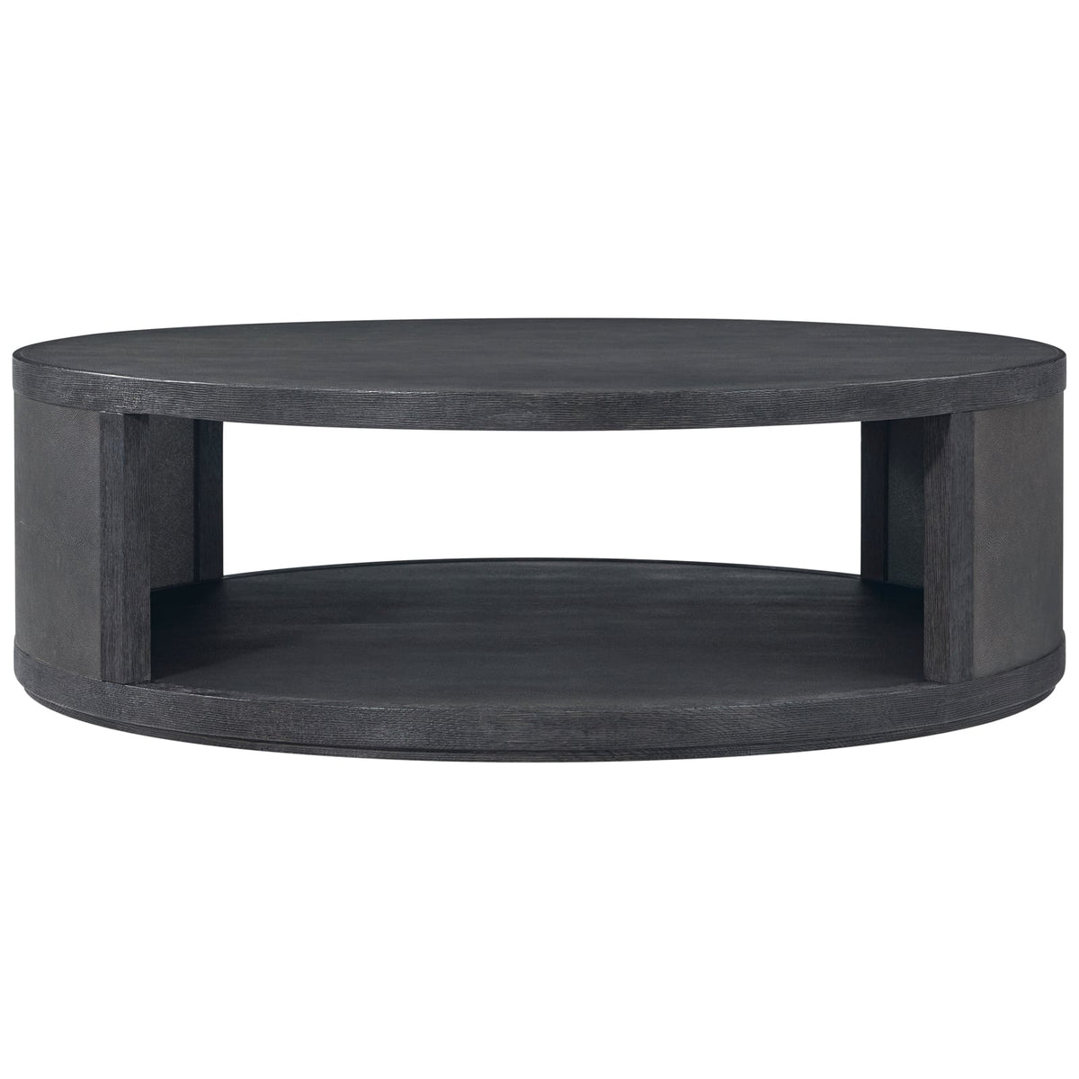 Maxwell Round Coffee Table Small Dark