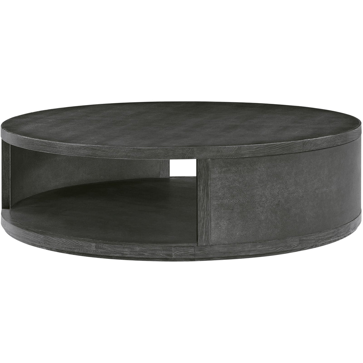 Maxwell Round Coffee Table Large Dark