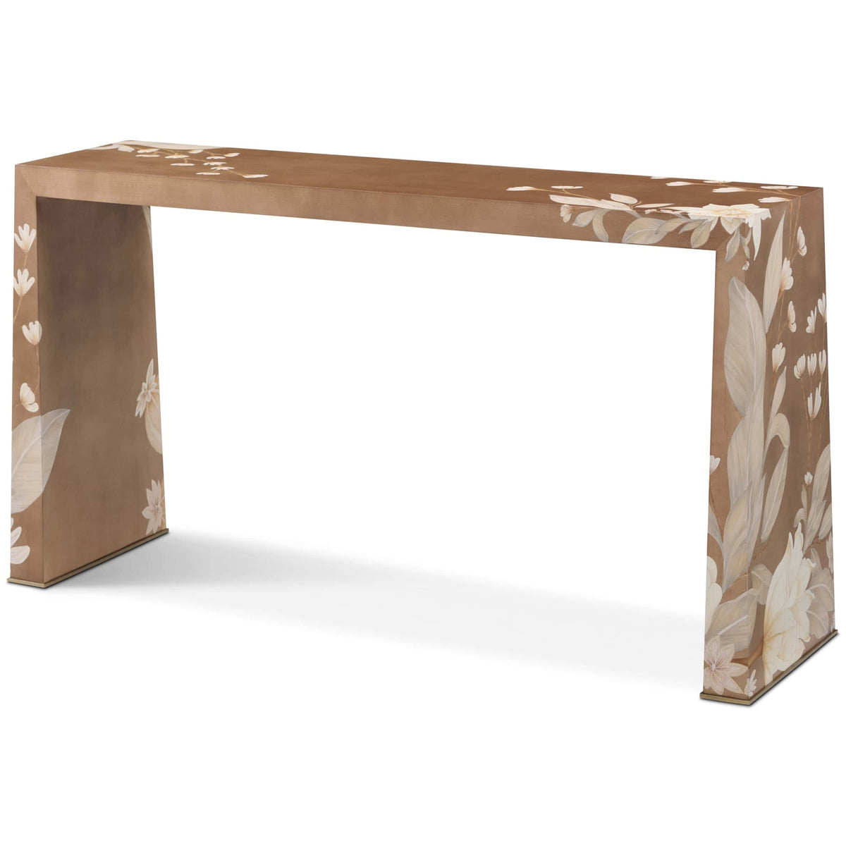 Bouquet Console Table in Toasted Cashew