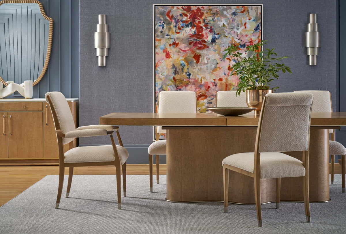 Origins Rectangular Extending Dining Table in Sesame - 208-300cm