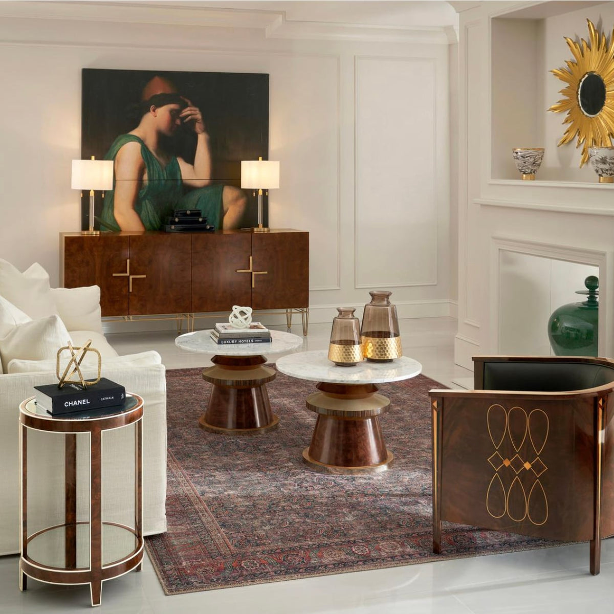 Jacques Round End Table