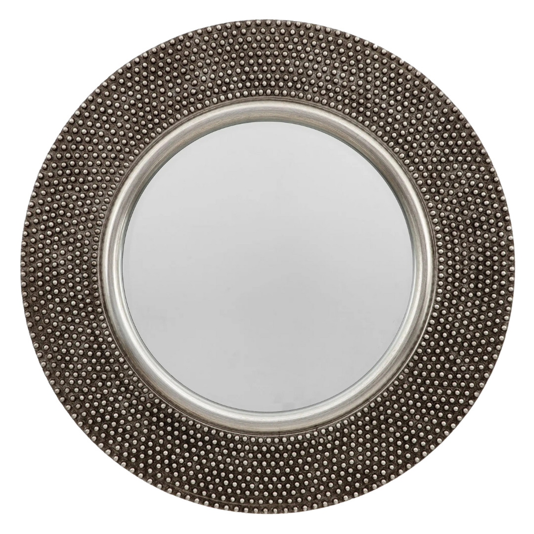 William Beaded Mirror - Round