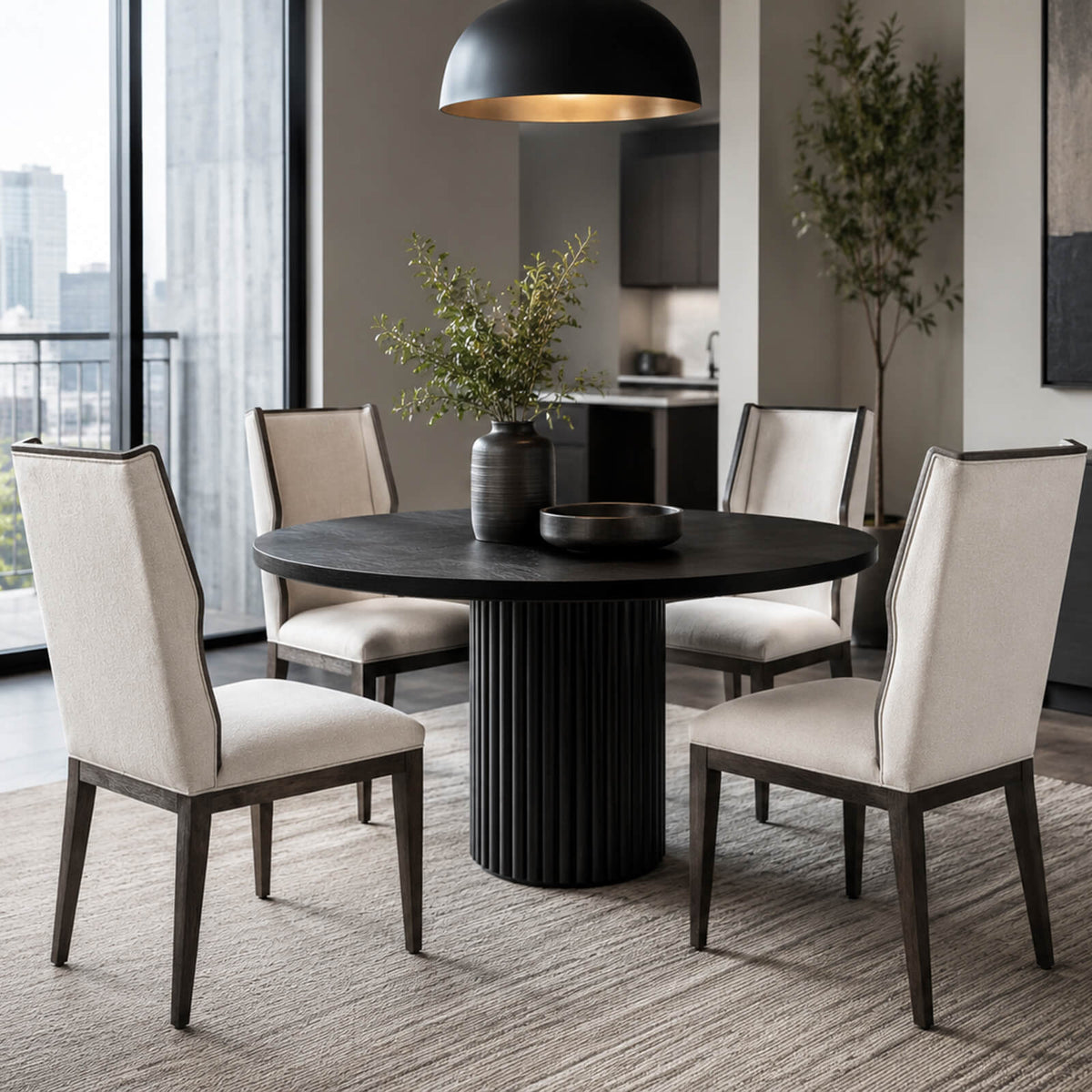 Della Dining Chair in Kendal Linen