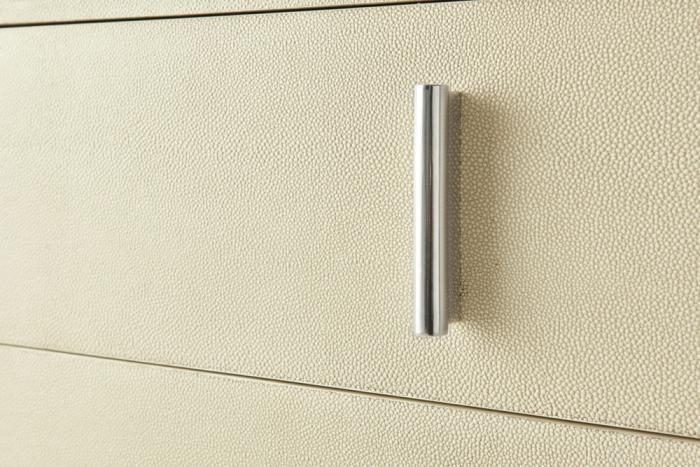 Clearance Ta Studio Bedside Table Blain in Overcast Shagreen