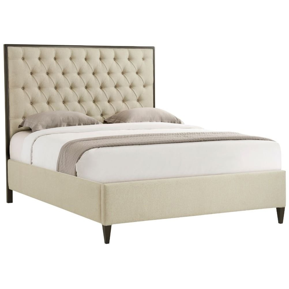 Super King Bed Frame Talbot in Kendal Linen
