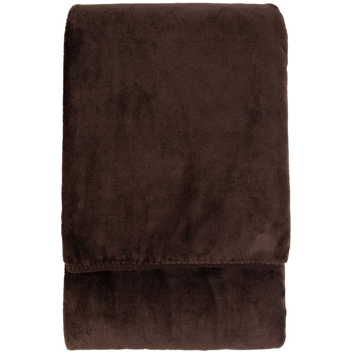 Toasty Fleece Throw in Chocolate