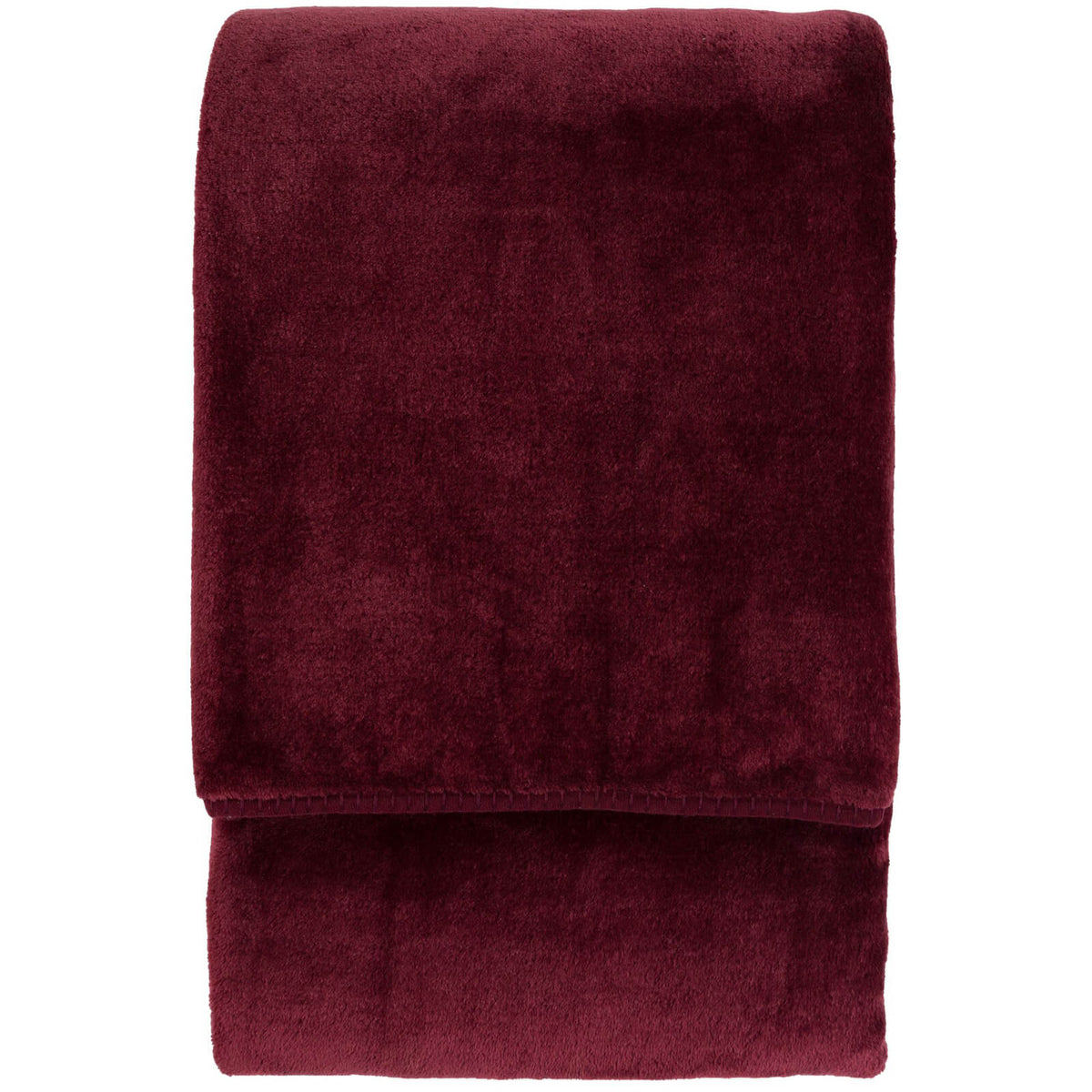 Toasty Fleece Throw in Mulberry
