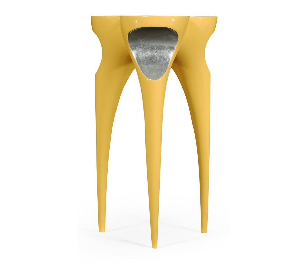 Accent Table Trefoil Cut Out - Peking Yellow