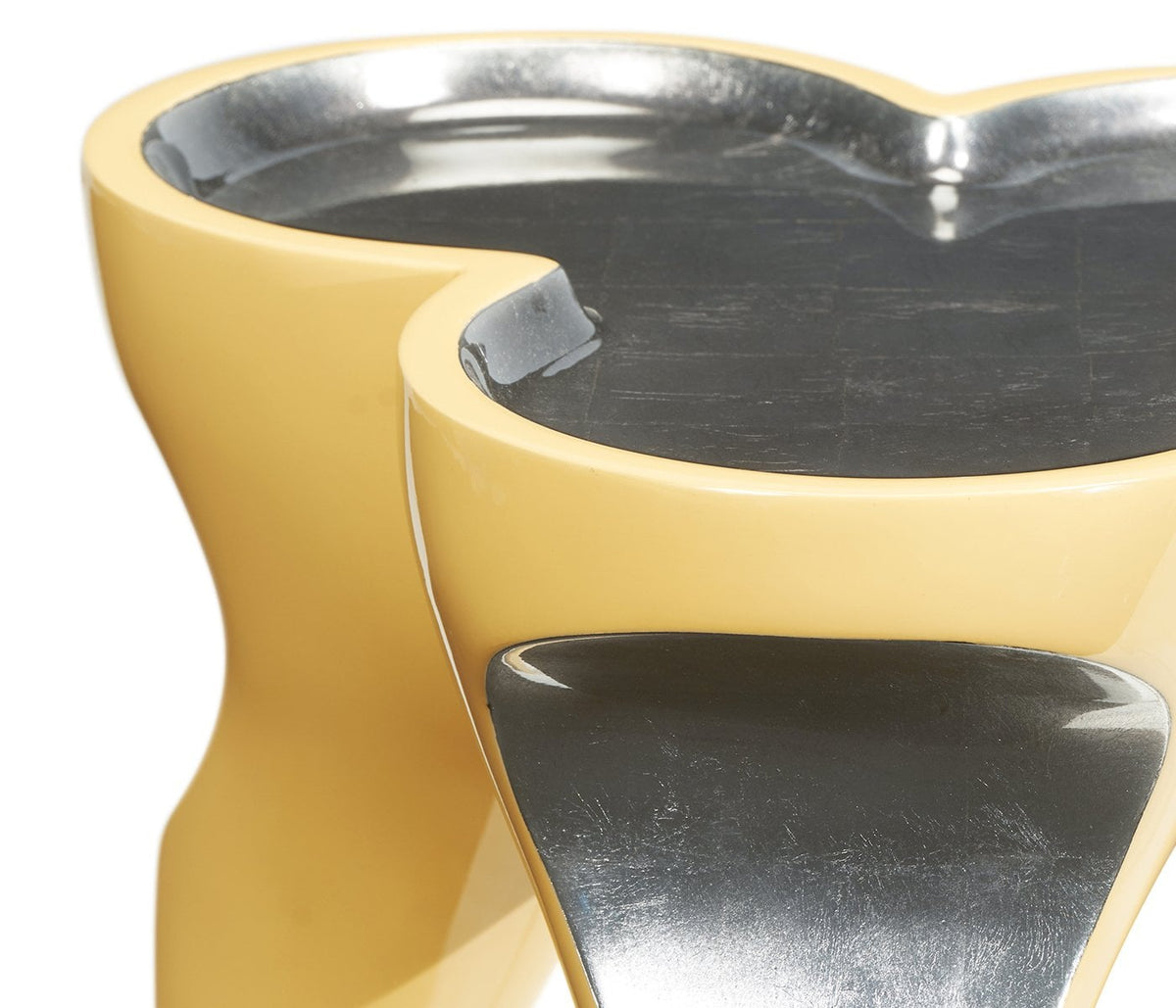 Accent Table Trefoil Cut Out - Peking Yellow