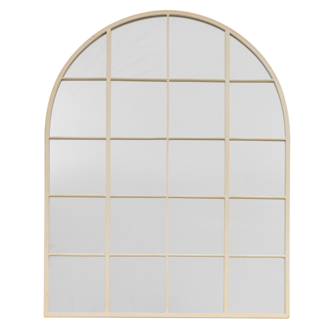 Rayleigh Arch Window Mirror in White