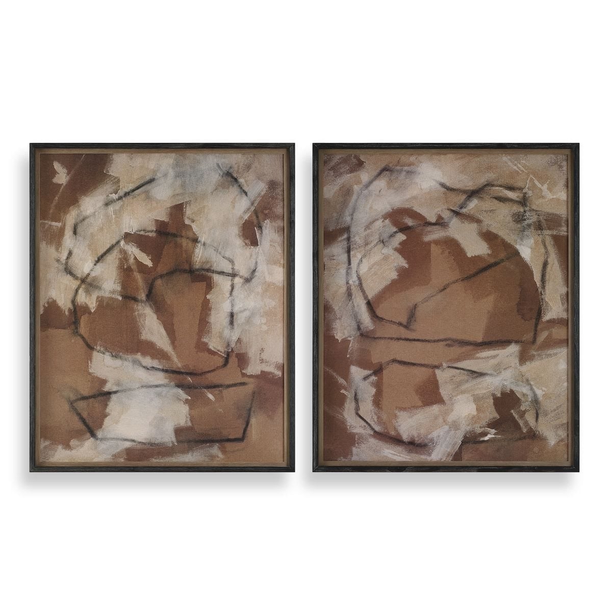 Rush & Dash Framed Prints, Set of 2