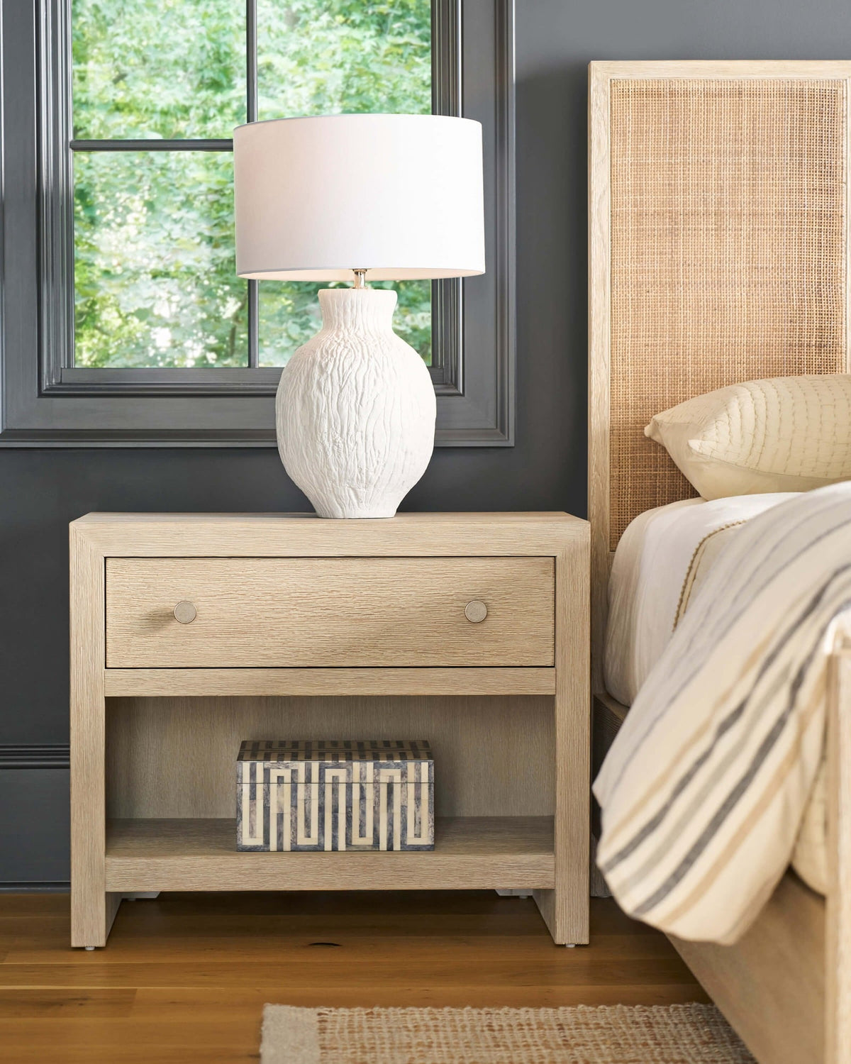 Dockside Open Shelf Bedside Table