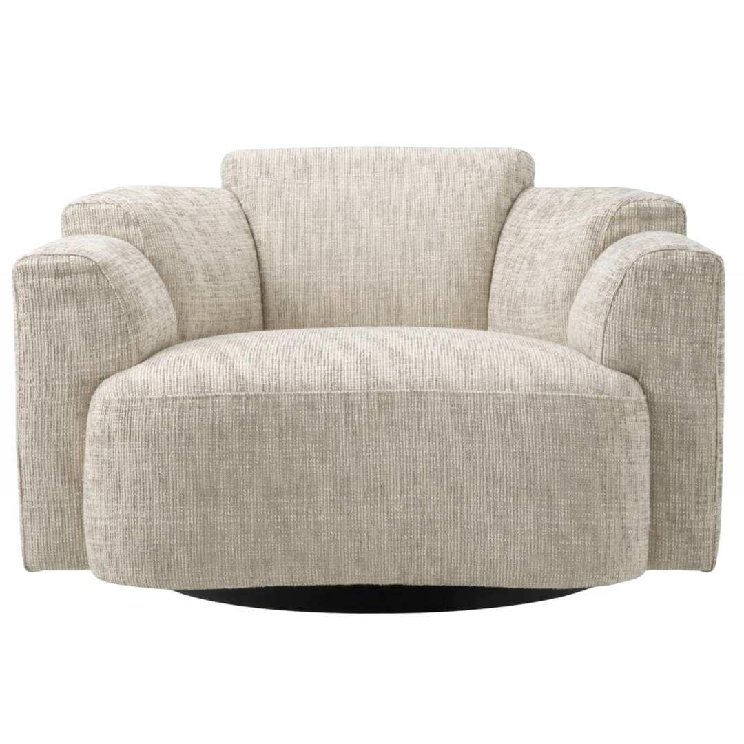 Swivel Chair Marbella in Creststone Beige