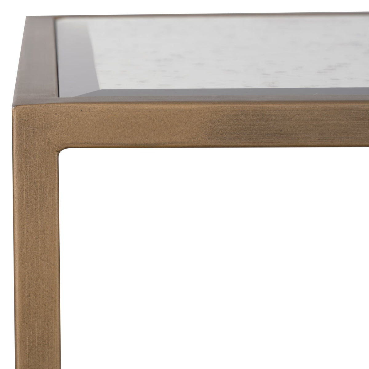 Upton Console Table in Antique Brass
