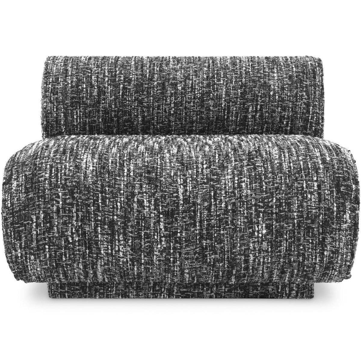 Urbano Accent Chair in Black Bouclé
