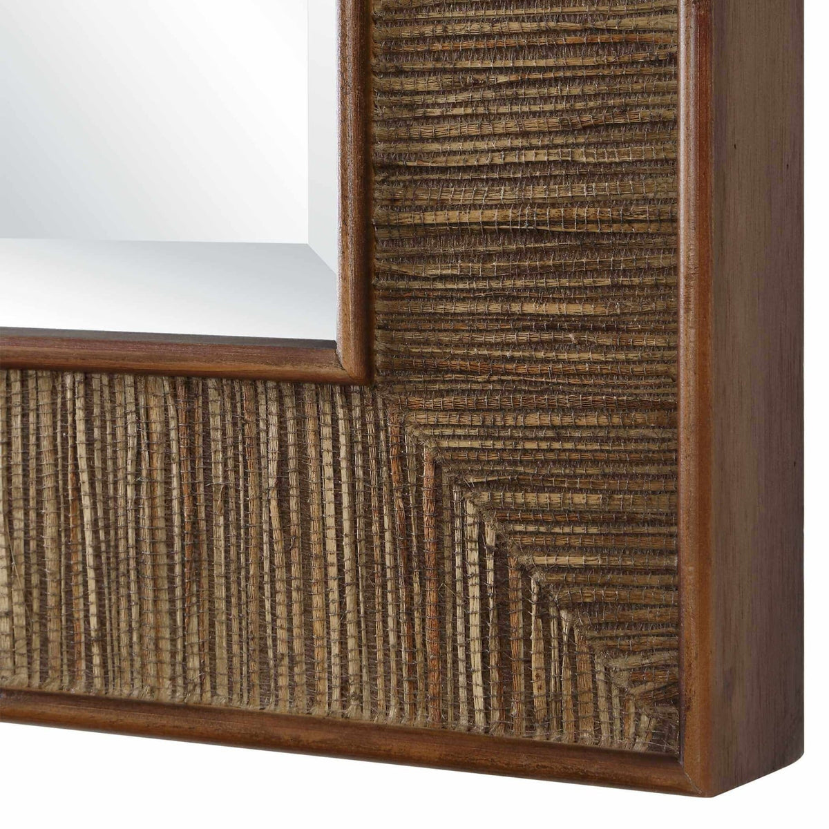 Aldous Walnut Rectangular Mirror