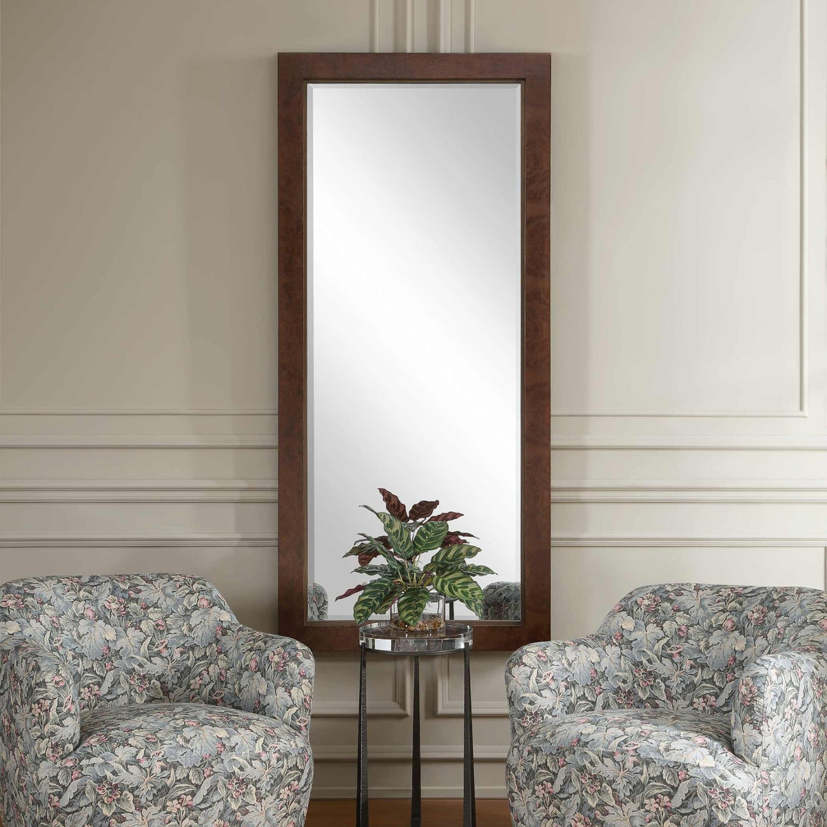 Durant Tall Wood Mirror