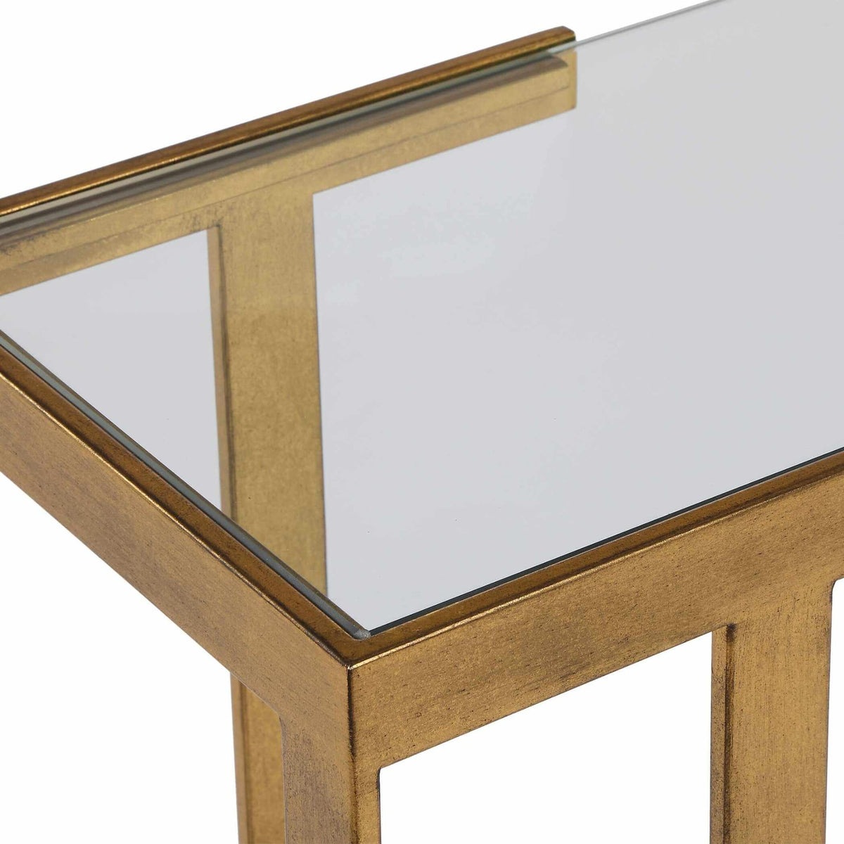 Kendrick Glass Console Table
