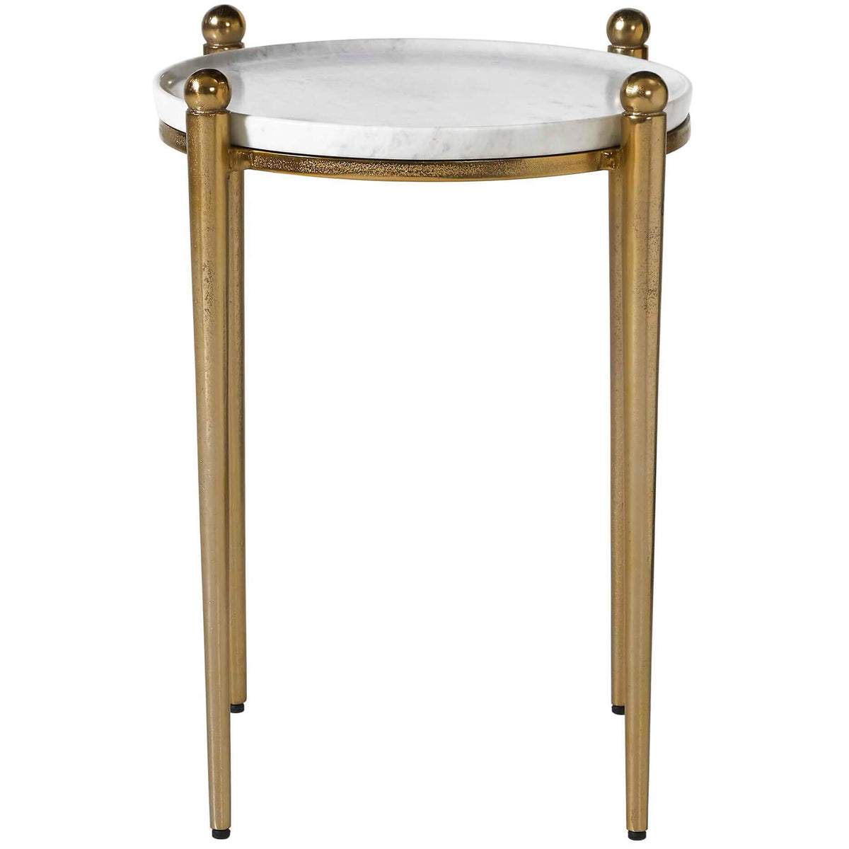 Nahunta Antique Brass Side Table