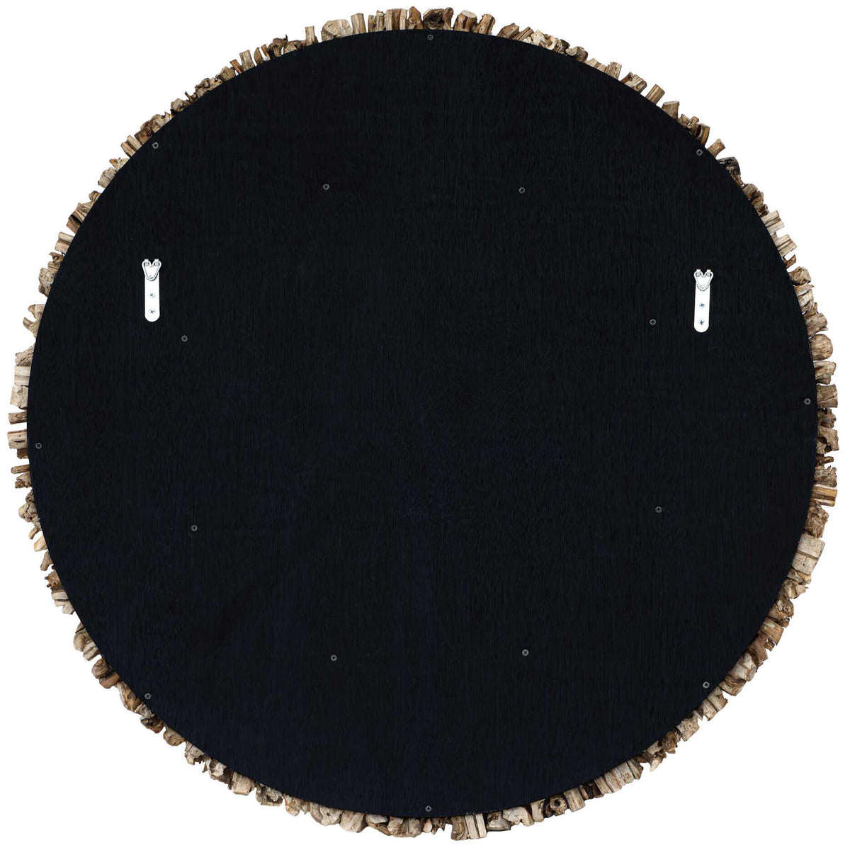 Rossetti Round Interwoven Wood Mirror