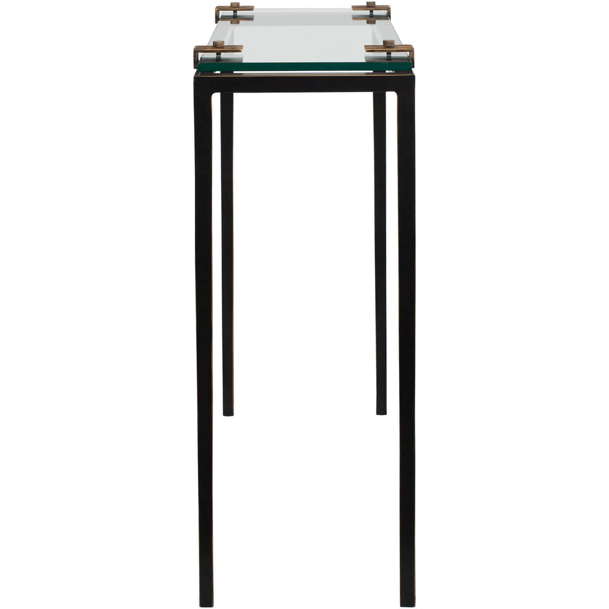 Averona Glass Top Side Table