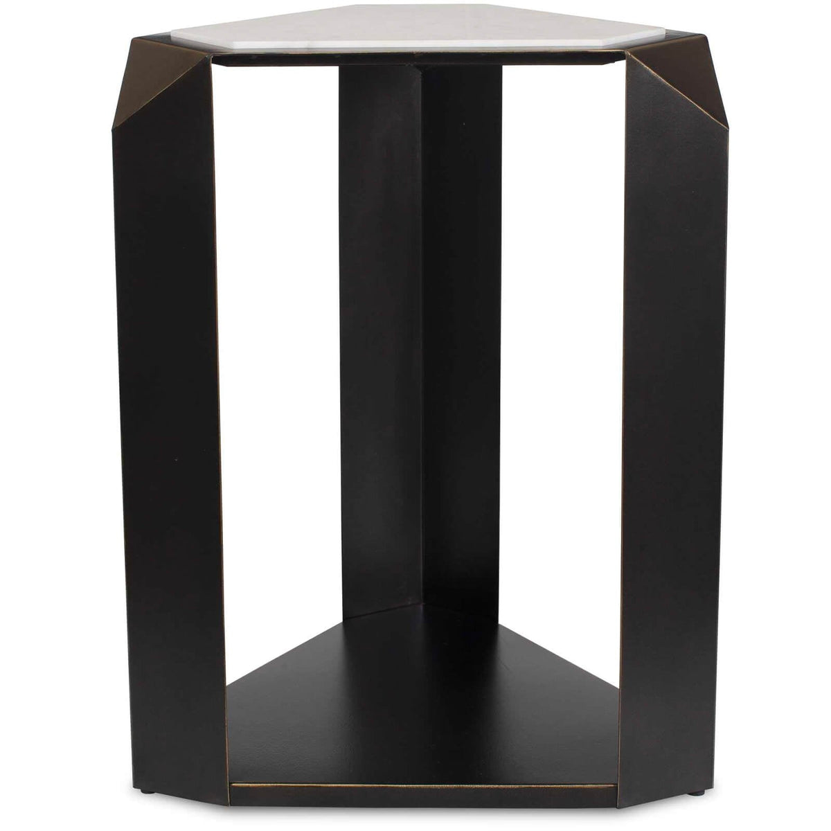 Keenan Geometric Side Table