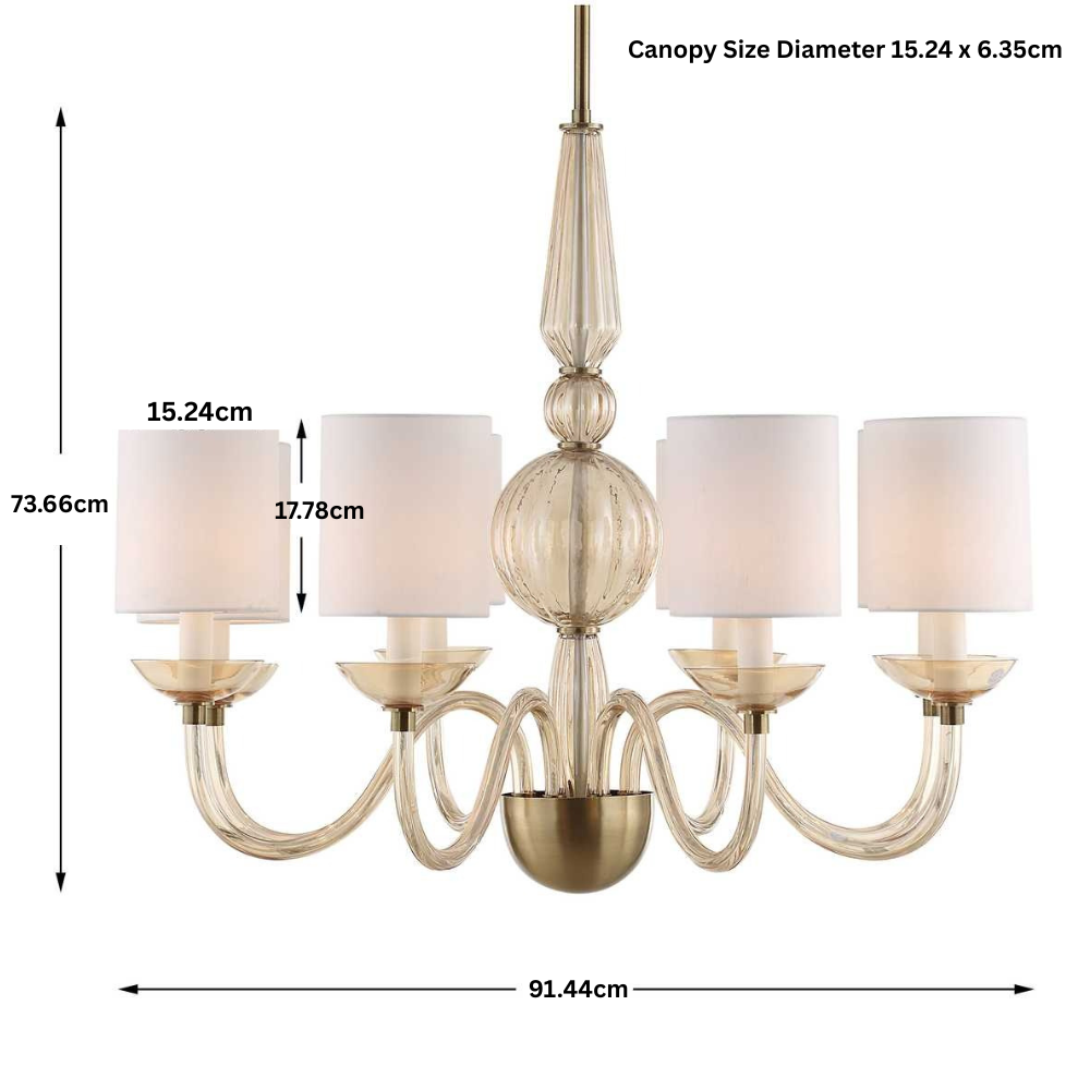 Palazzo 8 Light Chandelier