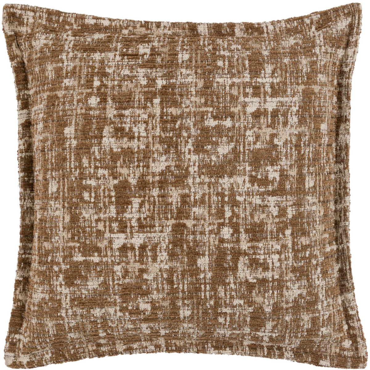Vellum Jacquard Cushion in Camel