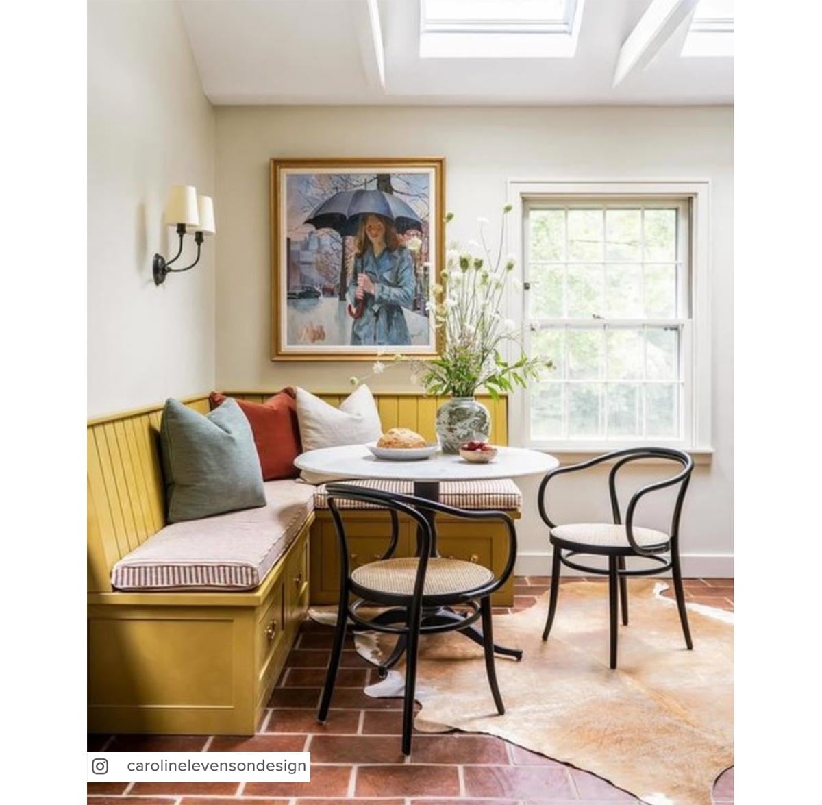 Vendome Double Wall Light in Bronze with Linen Shades