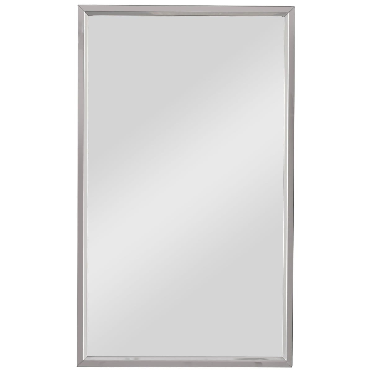 Simple Rectangular Mirror Silver
