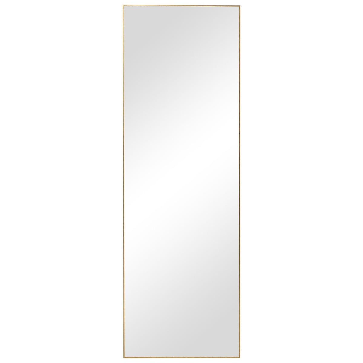 Slim Frame Full-Length Mirror in Gold