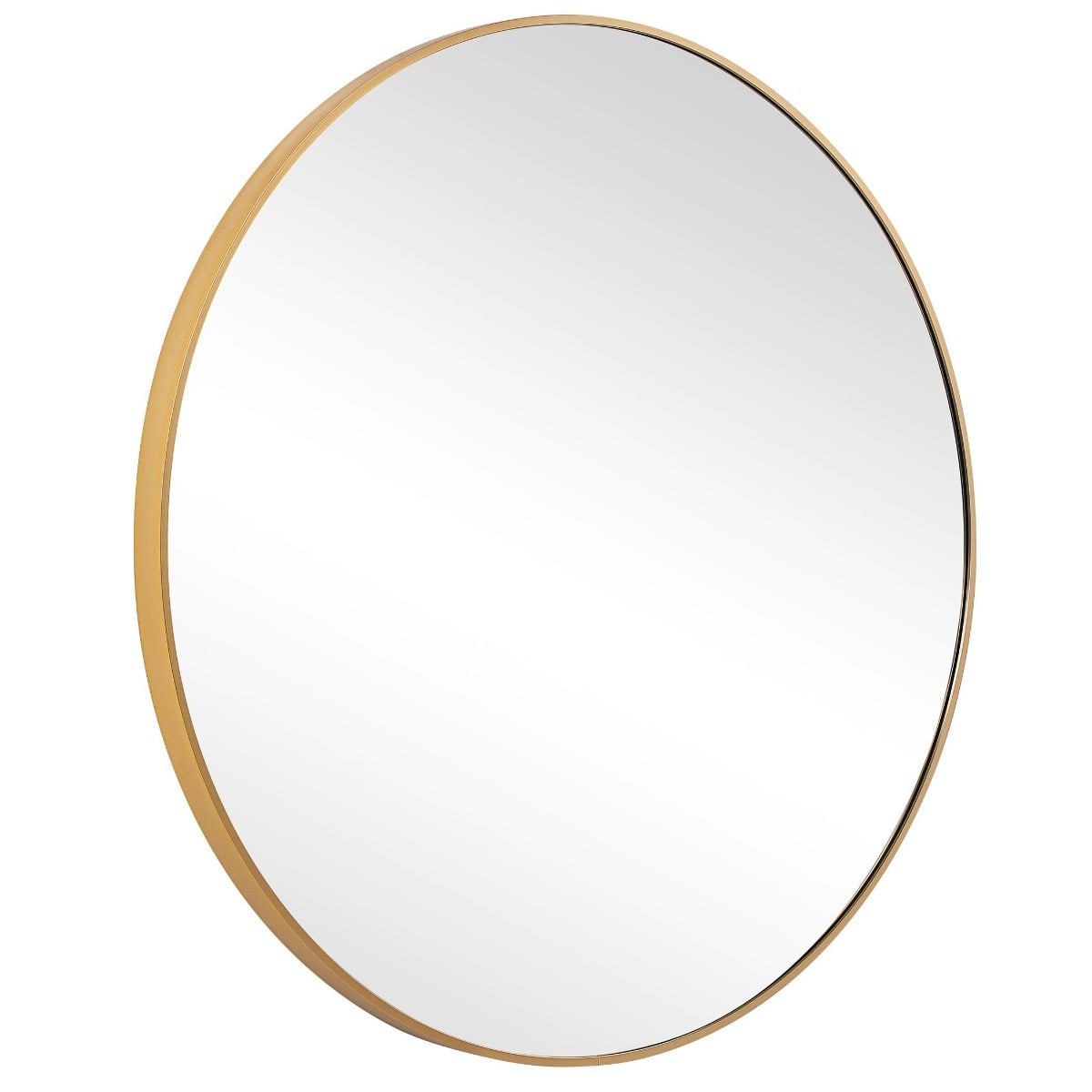 Evelyn Round Mirror Gold
