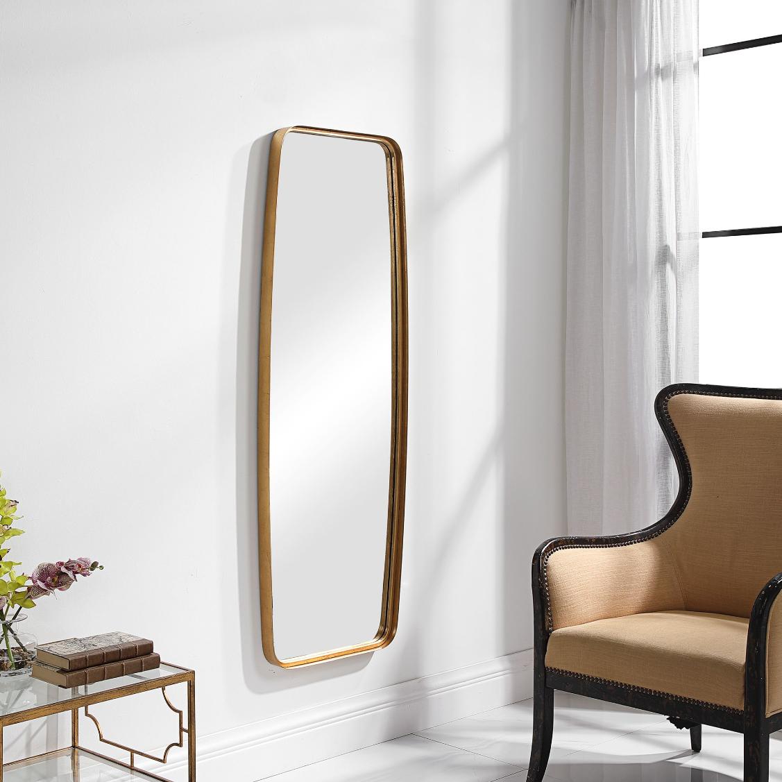 Adeleine Tall Mirror Gold