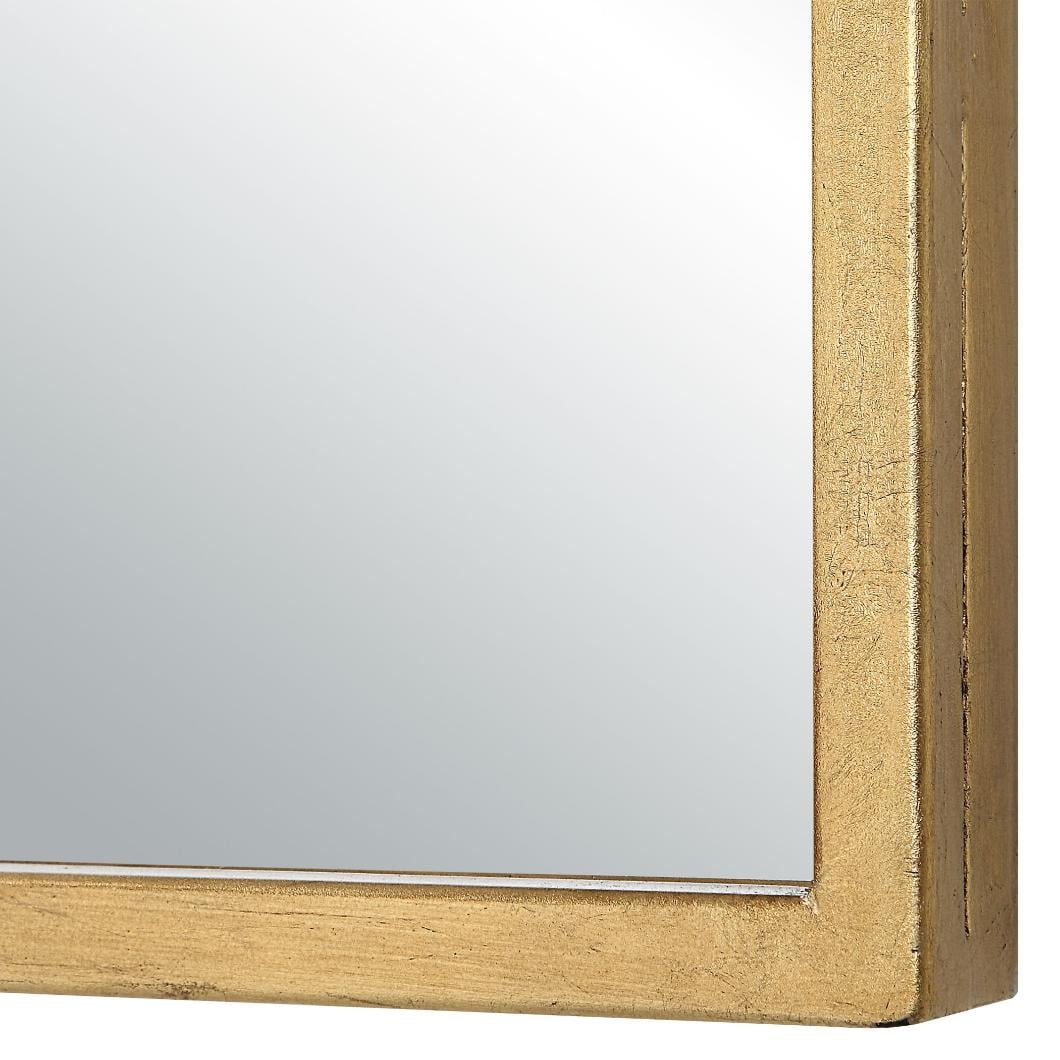 Temple Arched Mirror in Gold