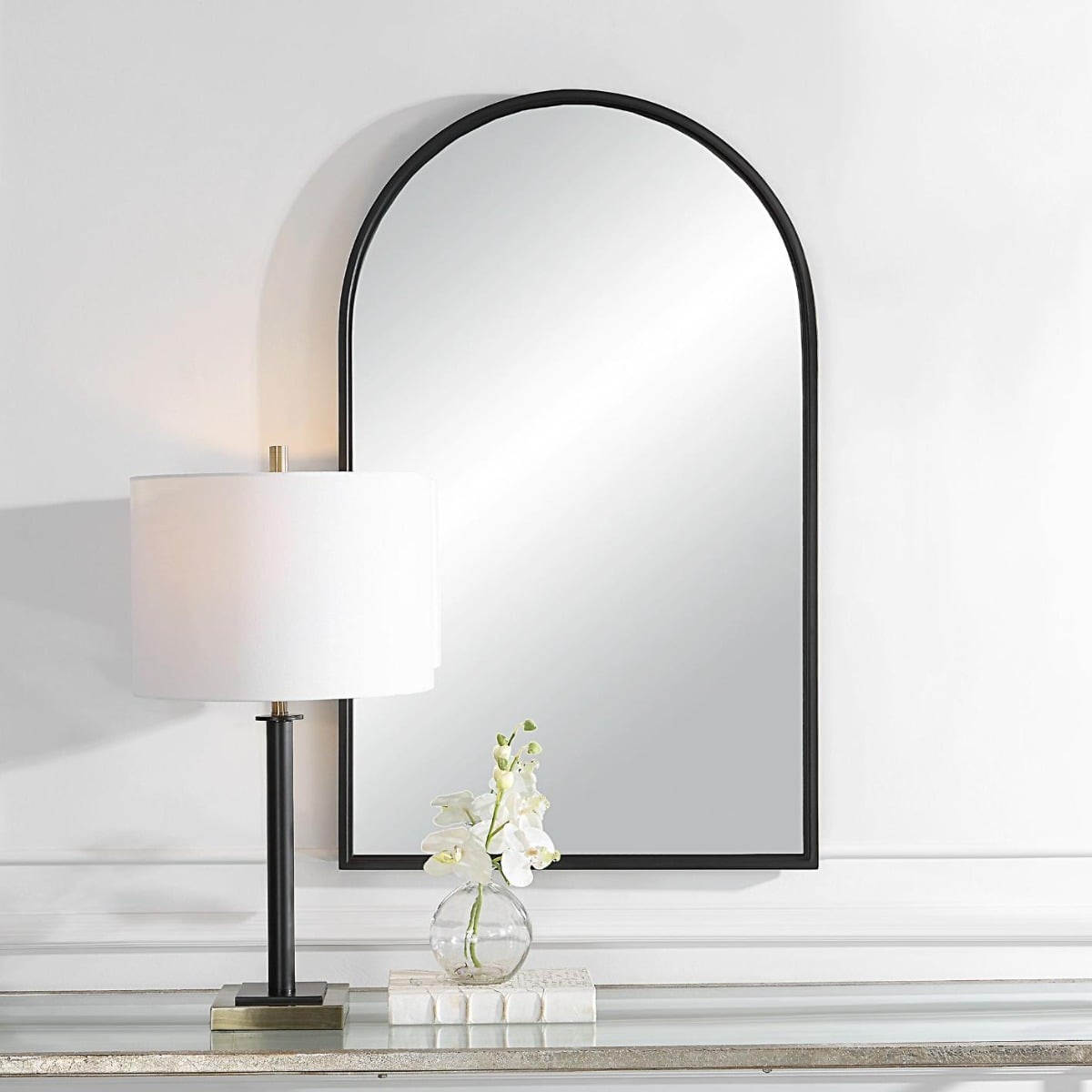 Florence Mirror Black