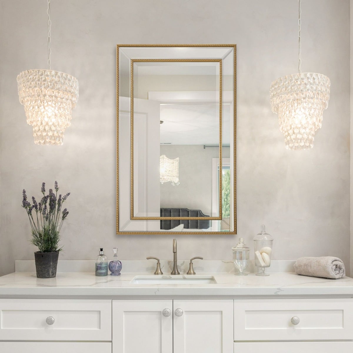 Clara Mirror Gold