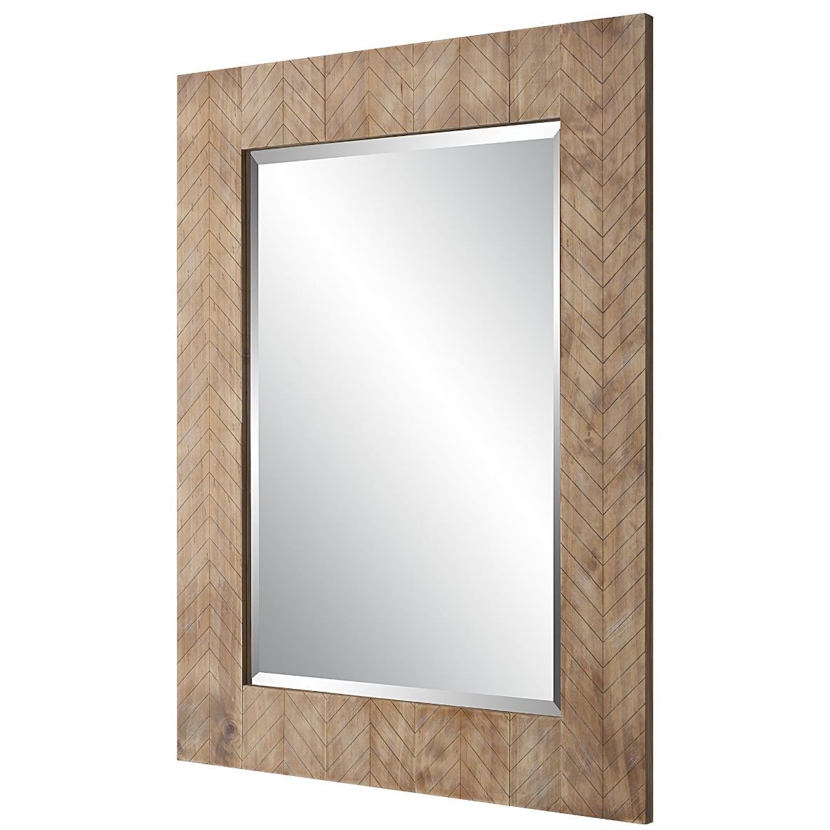 Parquet Wooden Mirror