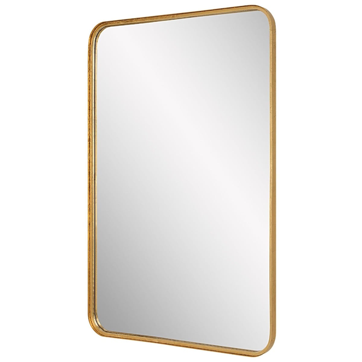 Toby Rectangular Mirror in Gold