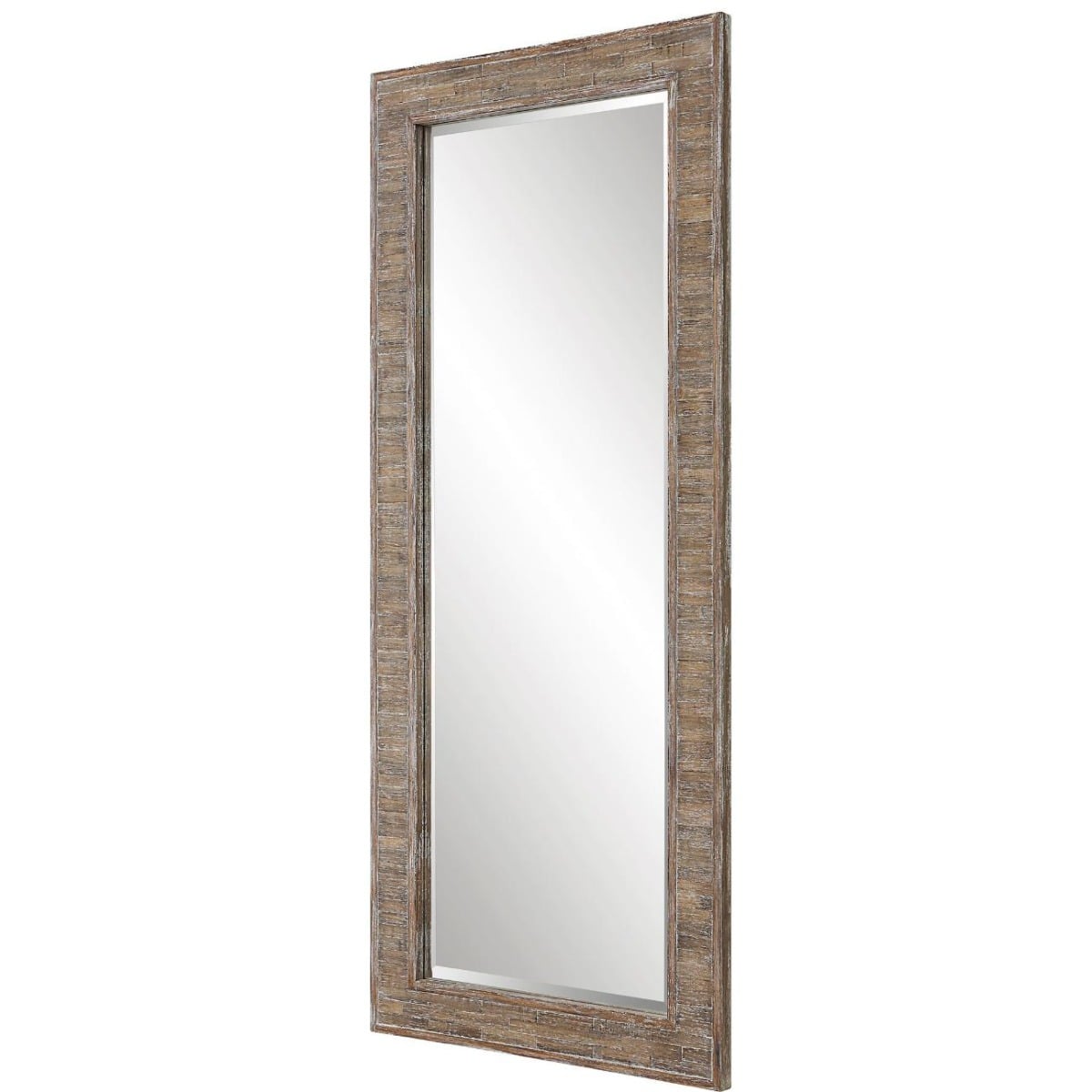 Beachhouse Distressed Wooden Tall Mirror